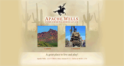 Desktop Screenshot of apachewells.com